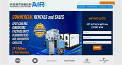 Desktop Screenshot of portableac.com